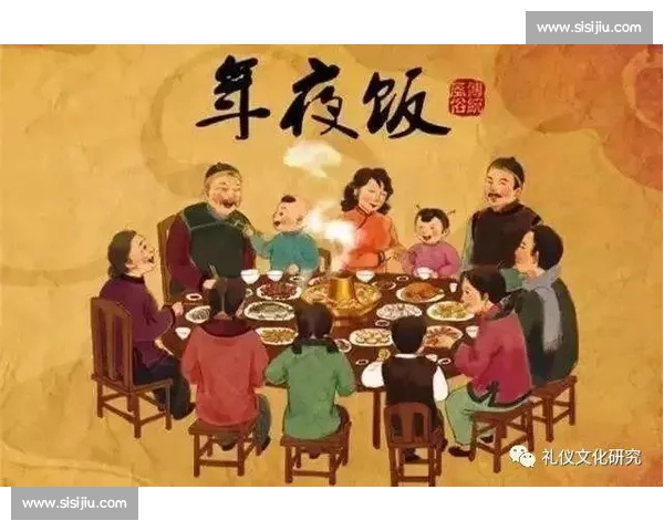 除夕夜团圆盛宴，阖家共庆辞旧迎新时刻，传承千年春节文化的温馨与欢乐